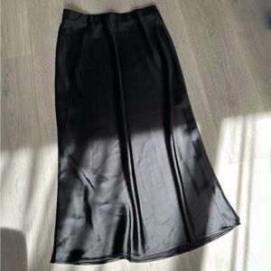 ZARA Black Silky Skirt